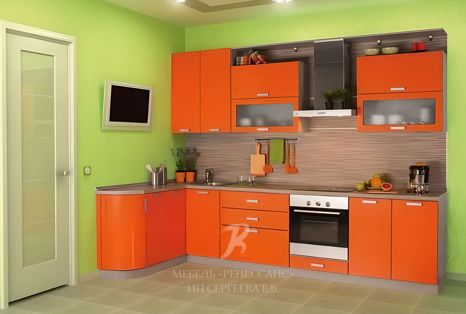 Кухня от производителя нижний новгород. Кухня оранж 09.65. Оранжевая кухня. Кухонный гарнитур оранжевого цвета. Оранжевая угловая кухня.